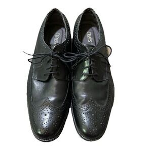 Chaps‎ Men's Black Leather Wingtip 13M
